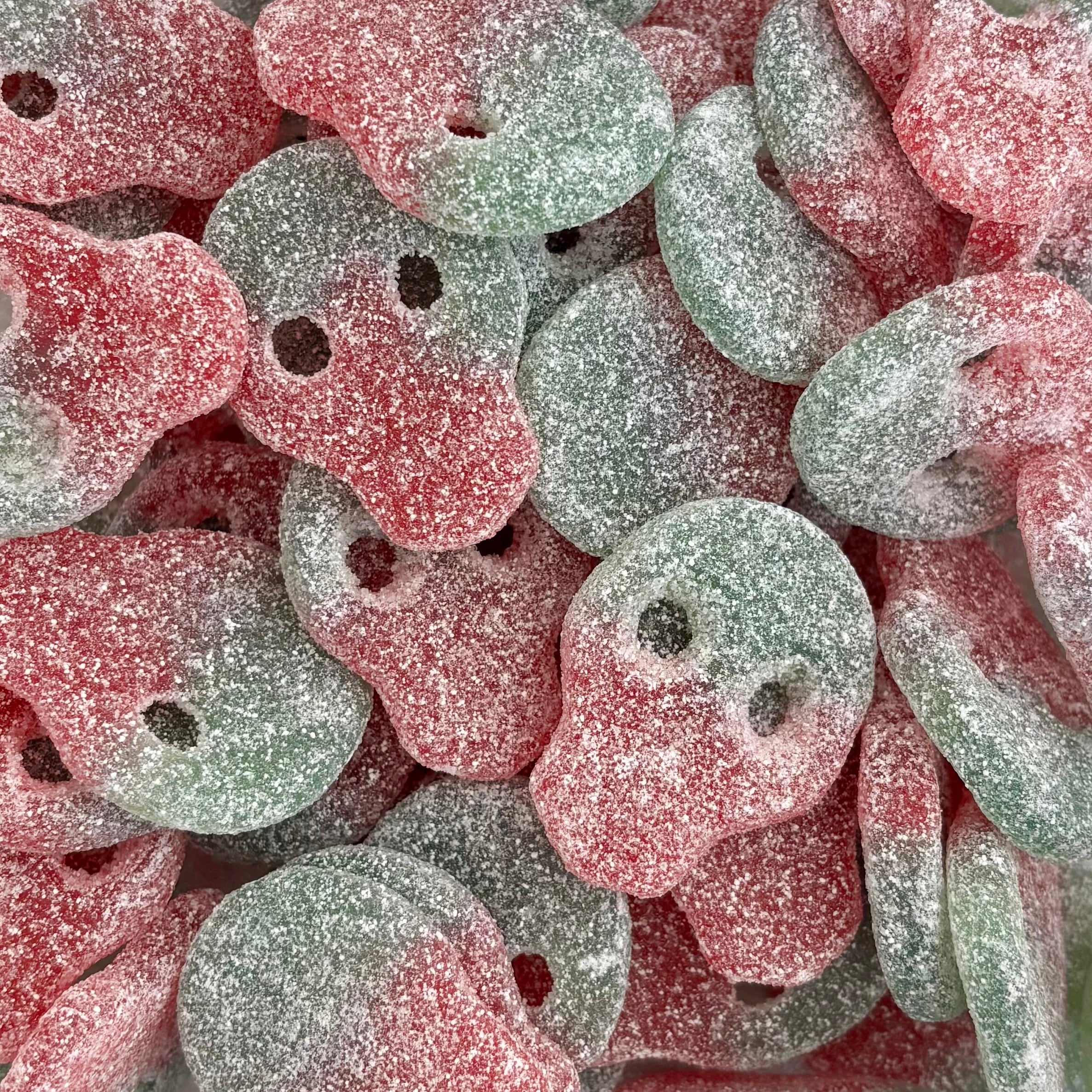 Sour Watermelon Skulls