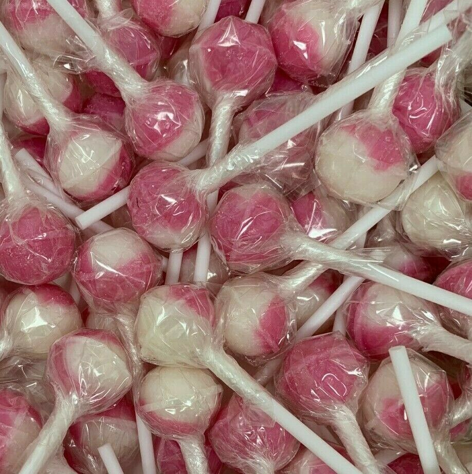 Strawberry & Cream Lollies