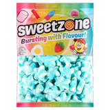 Sweetzone Fizzy Blue & White Stars 1kg