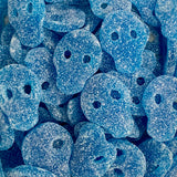 Vegan Sour Blue Skulls