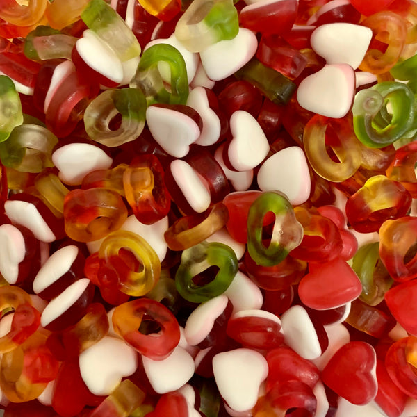 Haribo Hearts & Rings Mix – The Gourmet Sweet Company