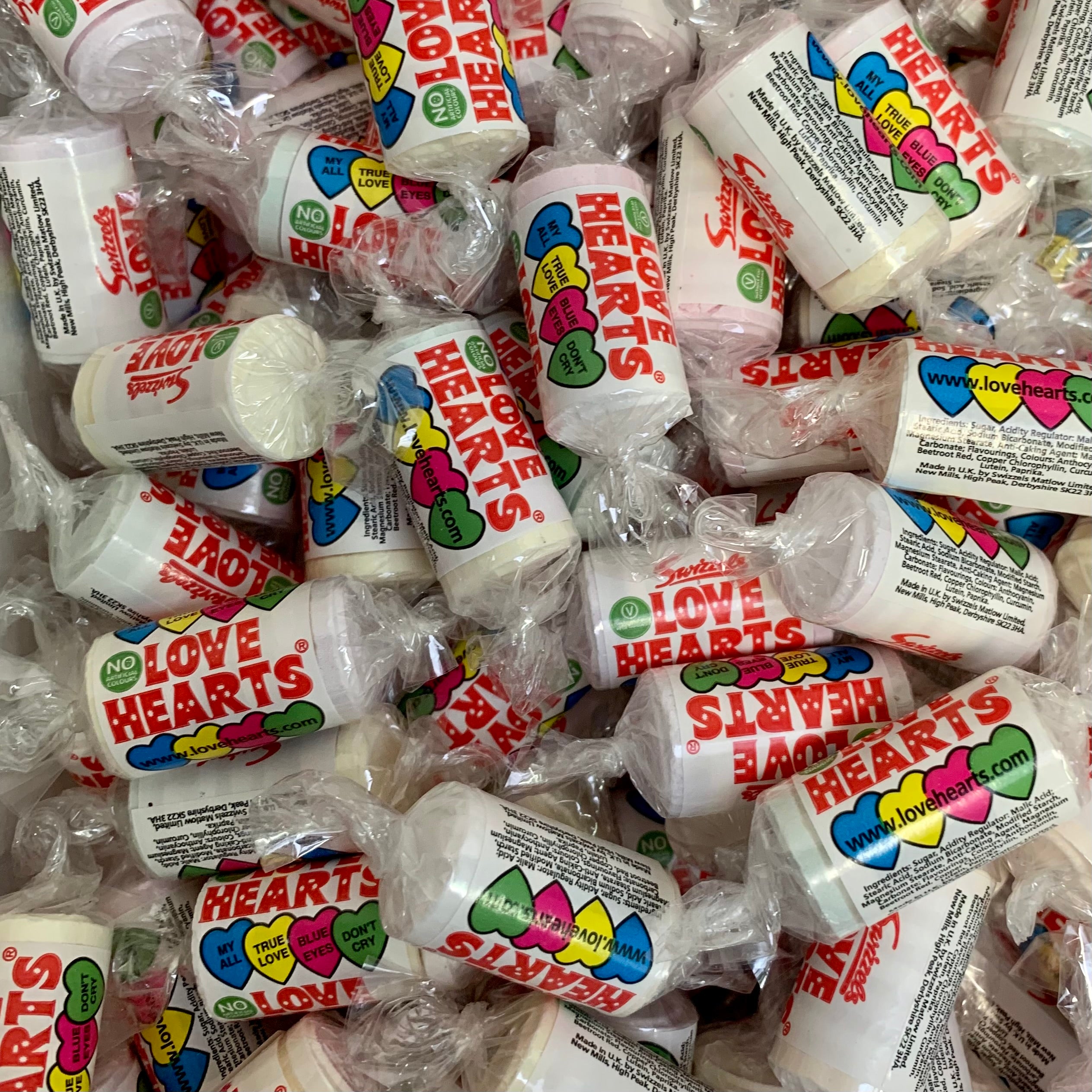 Swizzels Love Hearts Mini Rolls – The Gourmet Sweet Company